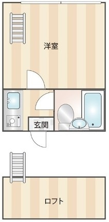 メゾン・ユメザワの間取り|間取りです。