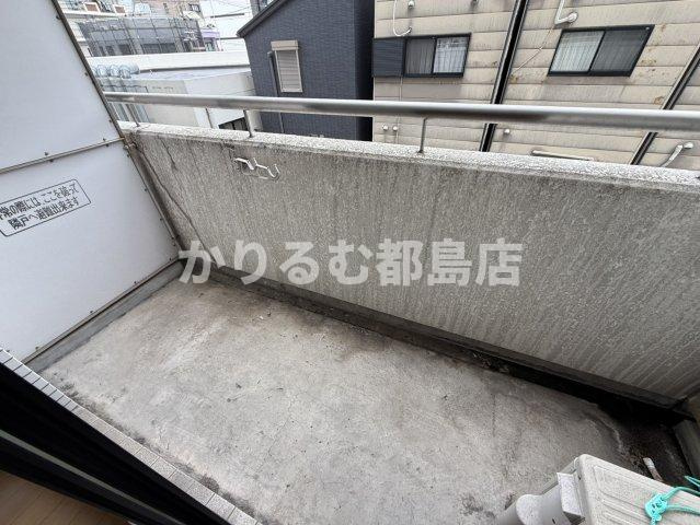 日宝ライフ桜宮のバルコニー