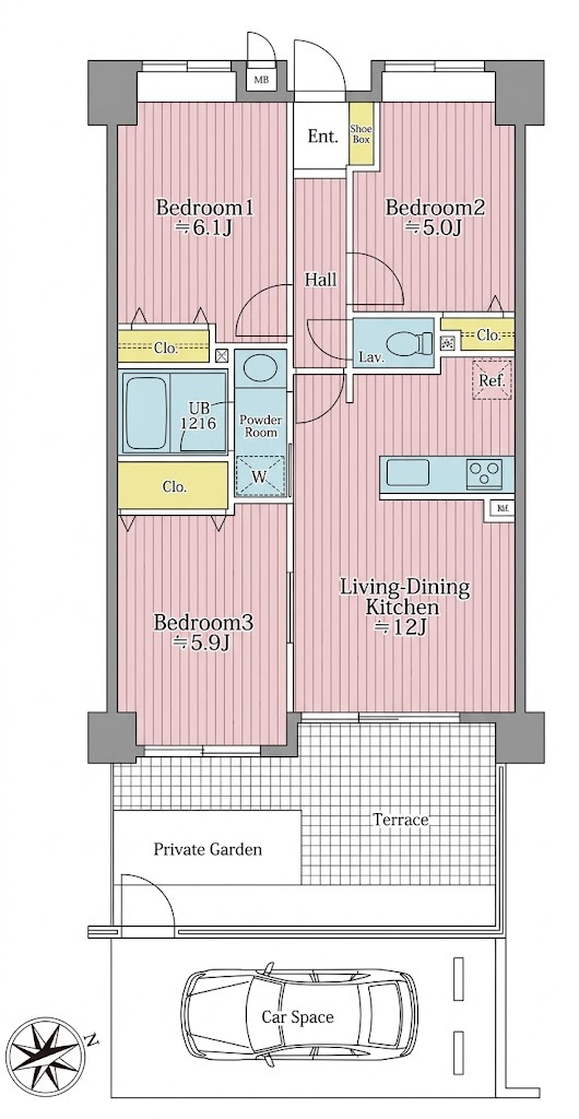 シュロス川口壱番館
