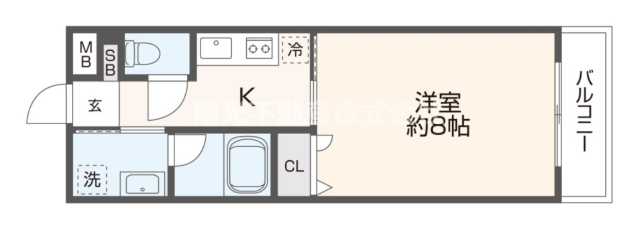 Grand Tatu Garden ( 近畿大学 一人暮らし )の間取り