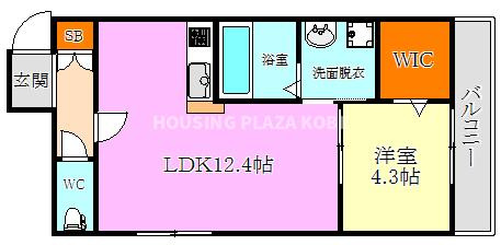 フォルモント須磨 の間取り