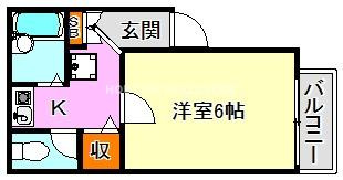 川井ハイツの間取り
