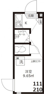 【間取り】 | シャンピニオン都立大