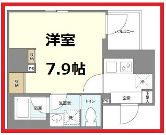 【間取り】 | シェフルール新御徒町Ⅰ