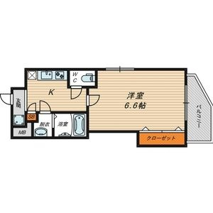 【間取り】 | ラグゼ都島北Ⅰ | 反転タイプです