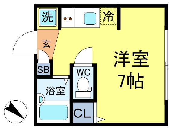 クレスト新小岩の間取り