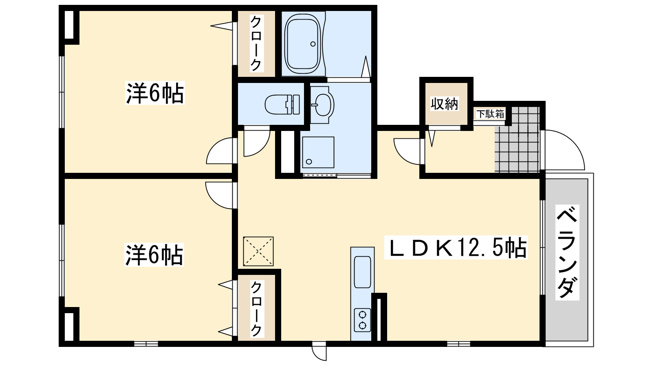 【間取り】 | サンモールⅡ