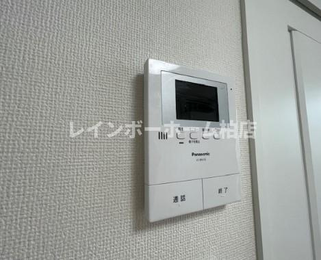 特典：仲介手数料が無料です!!のセキュリティ|モニタ付インターホンです
