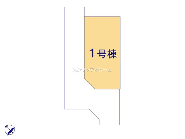 越谷市大里9期　新築一戸建ての区画図