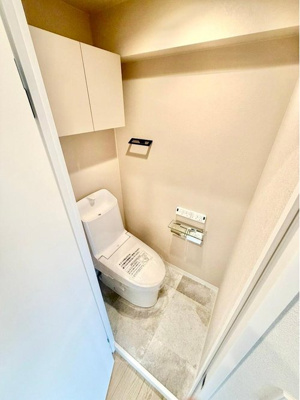 【トイレ】 | レクハイム藤沢六会 | 清潔感のあるトイレです