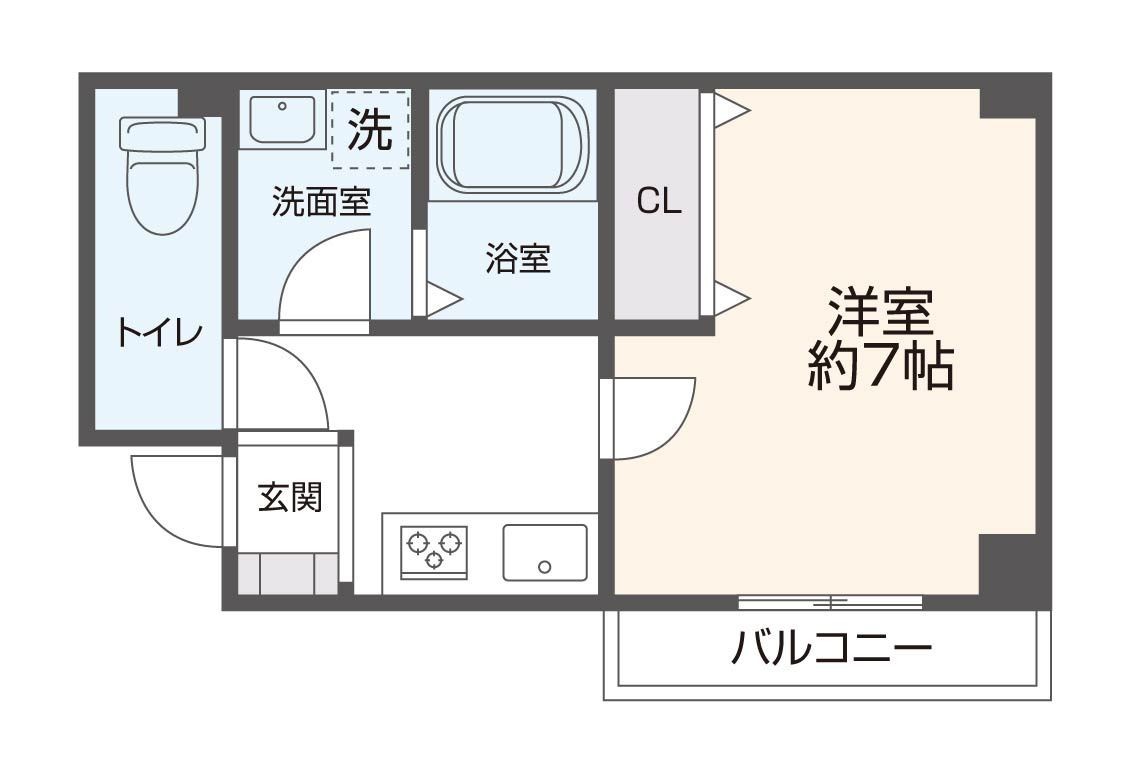 TAtu GARDEN1.の間取り