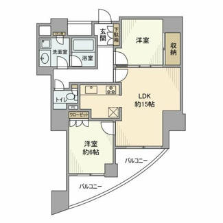 【間取り】 | ドリームタワーキュアレジデンス | 間取りです。