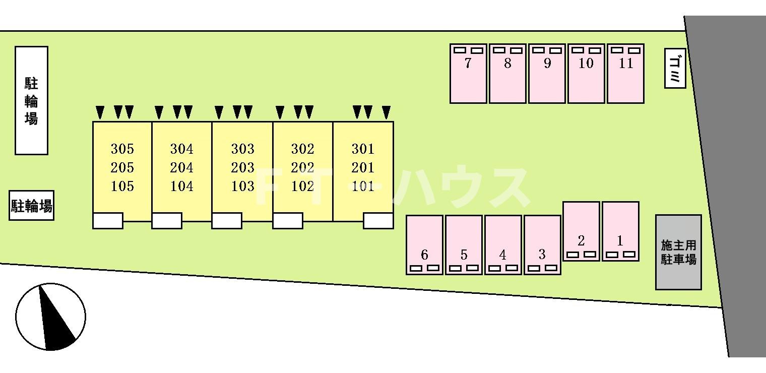 ウォーターラッド夏見台の駐車場|駐車場
