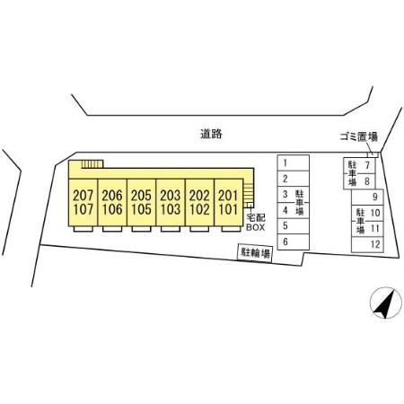 ダイエールの区画図