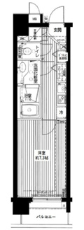 【間取り】 | ダイアパレスグランデージ日本橋 | 間取りです。