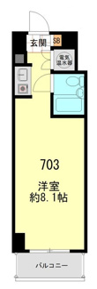 【間取り】 | クラウン築地 | 間取りです。