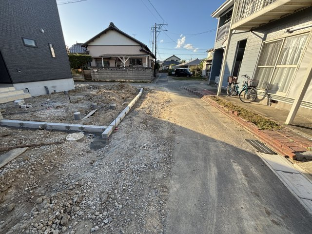 安城市高棚町郷387番1、3、5、6、８他『仲介手数料無料』新築一戸建て・建売の前面道路含む現地写真