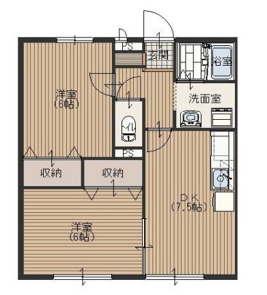 コンフォート丸山台の間取り