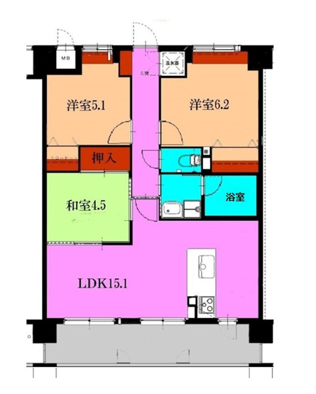 【間取り】 | ニューガイア空港通り