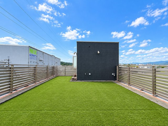野洲市上屋のバルコニー