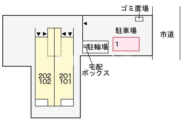 ヴィア　ラッテアの駐車場|駐車場