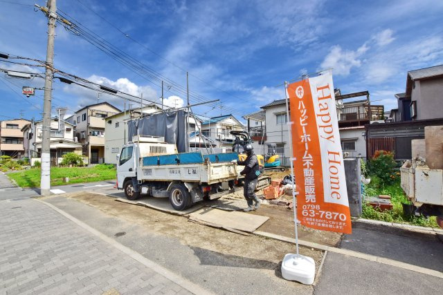 伊丹市北野2丁目建築条件無し売土地の外観|解体更地渡しのため、住まいづくりを始めやすい土地です。