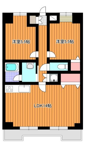 リンデンハイム赤塚の間取り