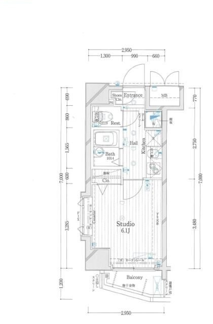 クレイス・プリンシア池袋の間取り|間取りです。