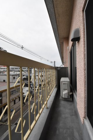 双輪建物第一コーポのバルコニー