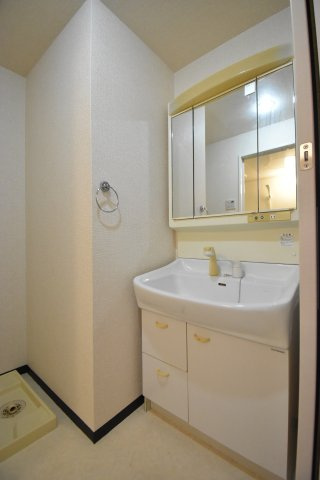 双輪建物第一コーポの洗面所