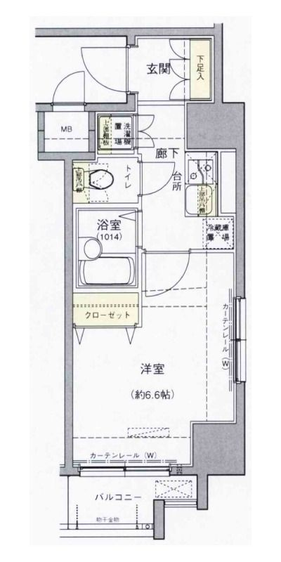 ヴィーダ御茶ノ水の間取り