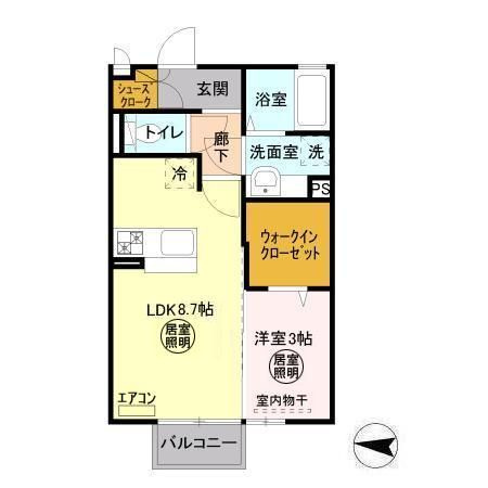 ダイマーレの間取り