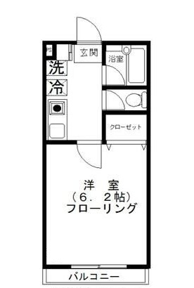 毛塚ビルの間取り|間取りです。