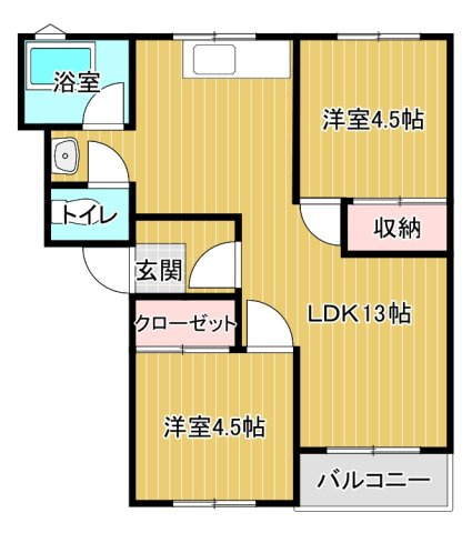 【間取り】 | U FLAT由良
