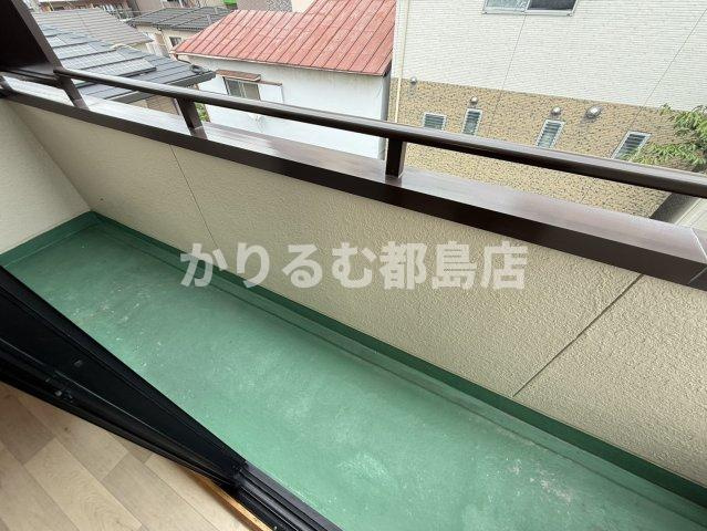 大阪市都島区都島北通１丁目の賃貸マンションのバルコニー