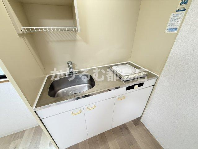大阪市都島区都島北通１丁目の賃貸マンションのキッチン
