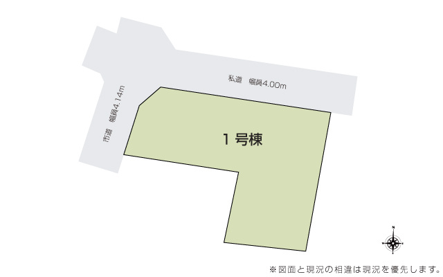 [新築住宅] 鴻巣市松原1丁目 全1邸の区画図
