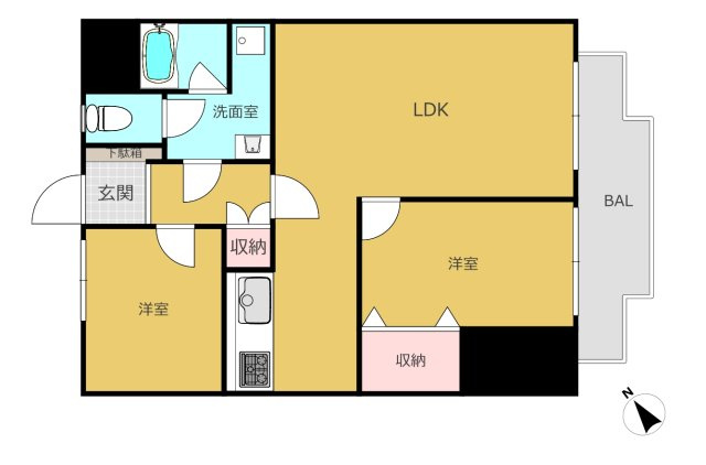 【間取り】 | 東武ハイライン戸越銀座