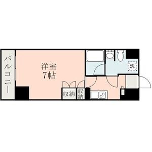 熊本市中央区草葉町の賃貸マンションの間取り