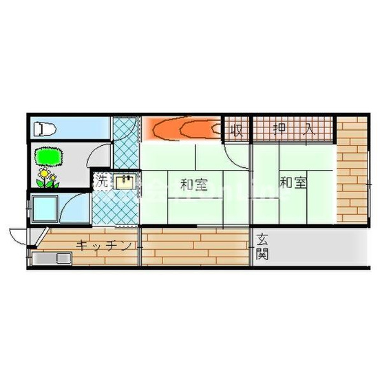 【間取り】 | 八尾市植松町貸家