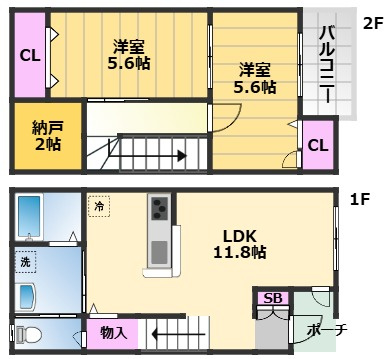 【間取り】 | フォレストメゾン高石