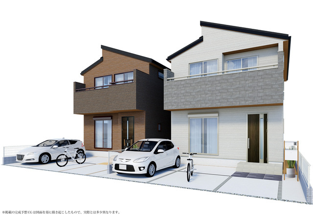 [新築住宅] 鶴ヶ島市鶴ヶ丘 第5 全2棟の完成予想図