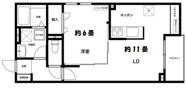 エルデ武蔵小山Ｂの間取り