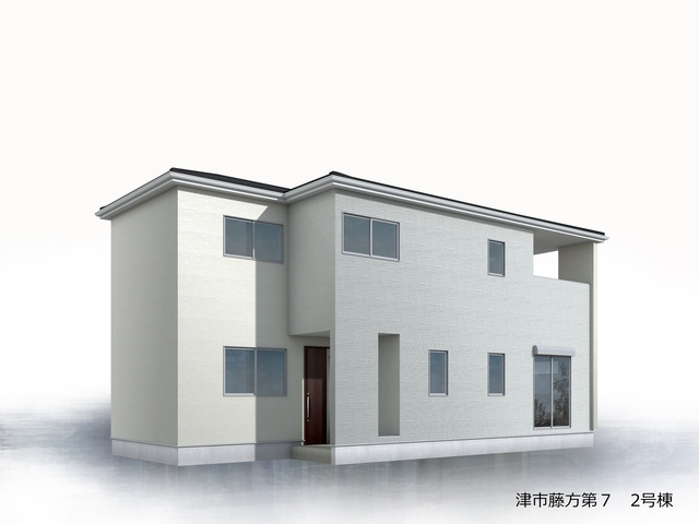 ●津市藤方 第7 新築戸建【全3棟】の外観パース