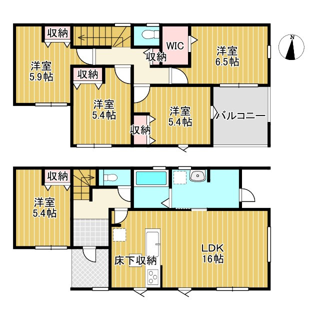 ●津市藤方 第7 新築戸建【全3棟】の間取り