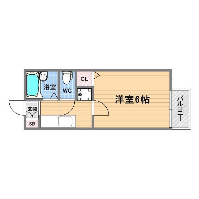 ラッキータウン 2番館の間取り