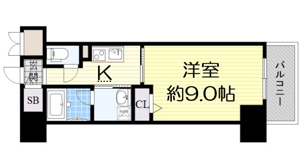 【間取り】 | ドゥーエ立売堀