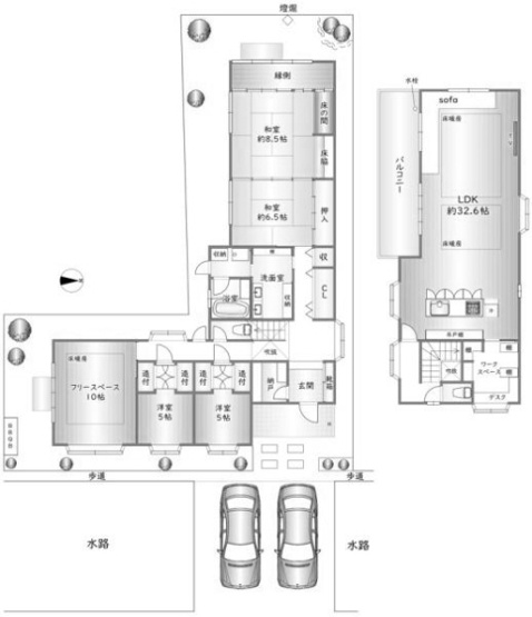 【間取り】 | 下津林前泓町一戸建