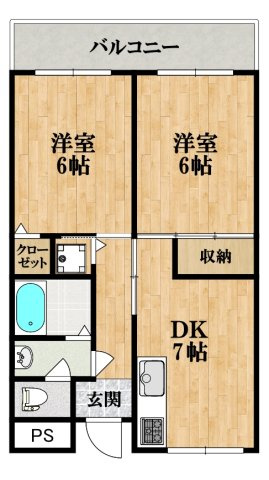 アストメゾン沢田の間取り