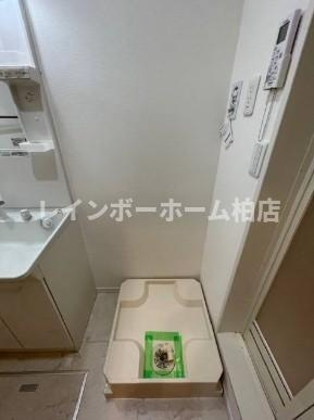 特典：仲介手数料が無料です!!の設備|室内洗濯機置き場です